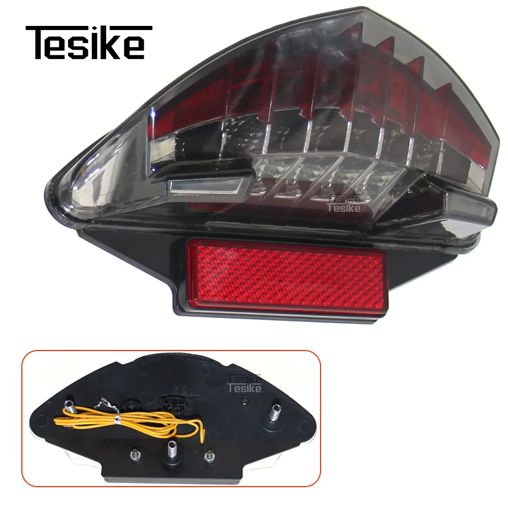 For BMW F800 ST R1200 GS Adventure K25 K255 Motorcycle 12v LED Rear Tail Stop Brake Lamp W/ License Plate Light Taillights