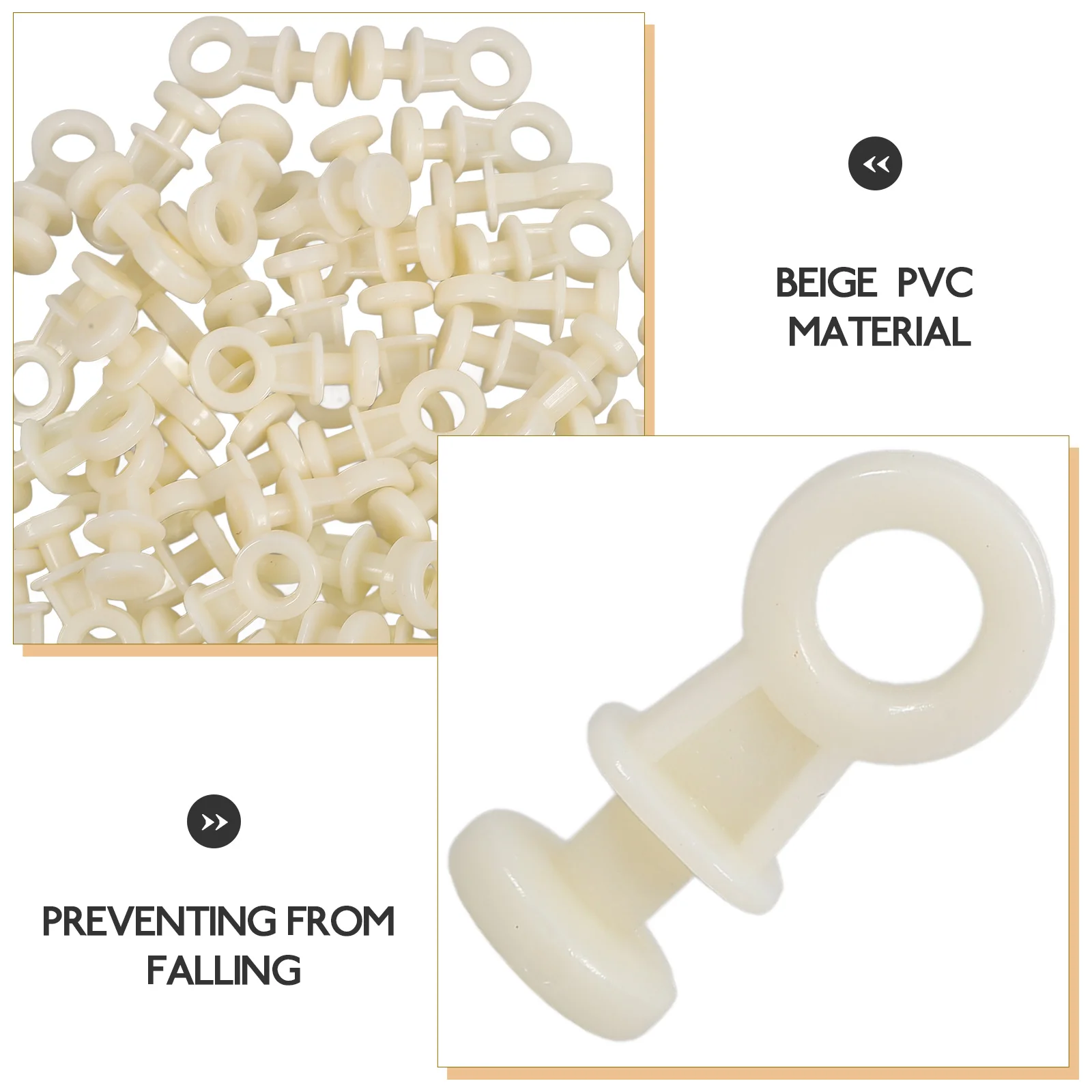 

100pcs Plastic Glider Rollers For Curtain Track Smooth Sliding Drapery Replacement Heavy Duty Pulley Accessories Ceiling