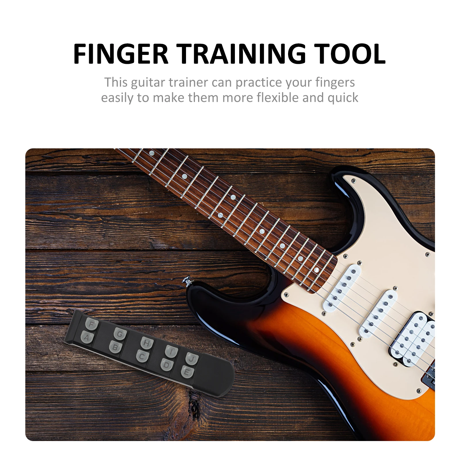 

Guitar Finger ABS Trainer Tool Instruments Accessories Practice Test Supplies Grid Hand Strengthener Practical