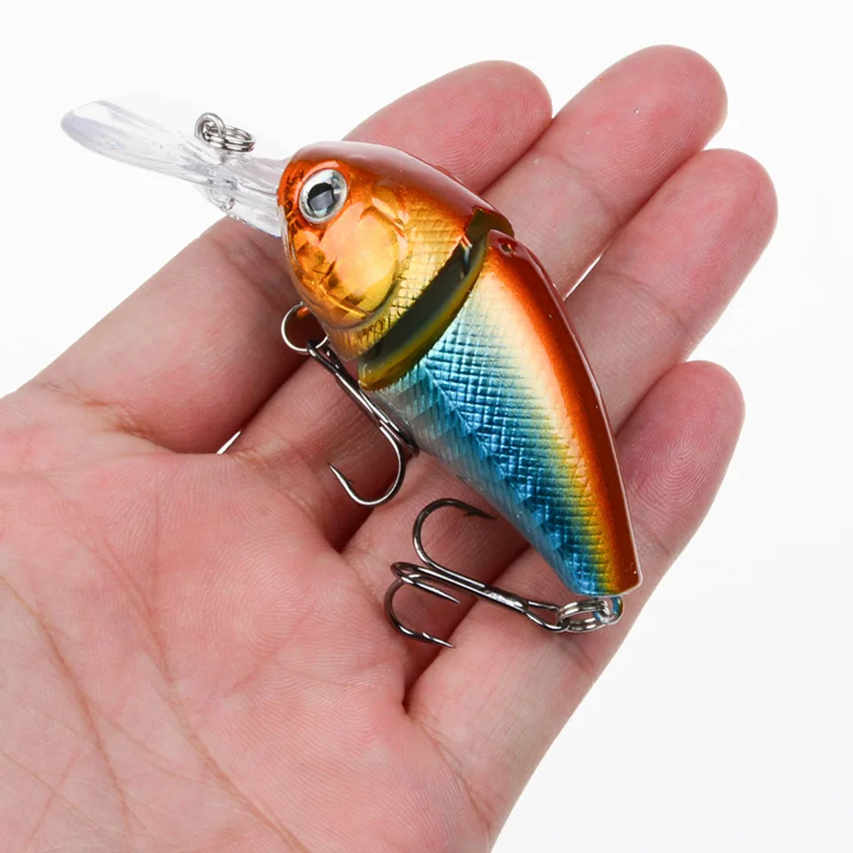 1PC Crankbait 14.2g 8.5cm Swim Crank Hard Bait For Bass Pike Fishing Lure Fishing Wobblers Tackle Pesca 3D Eyes