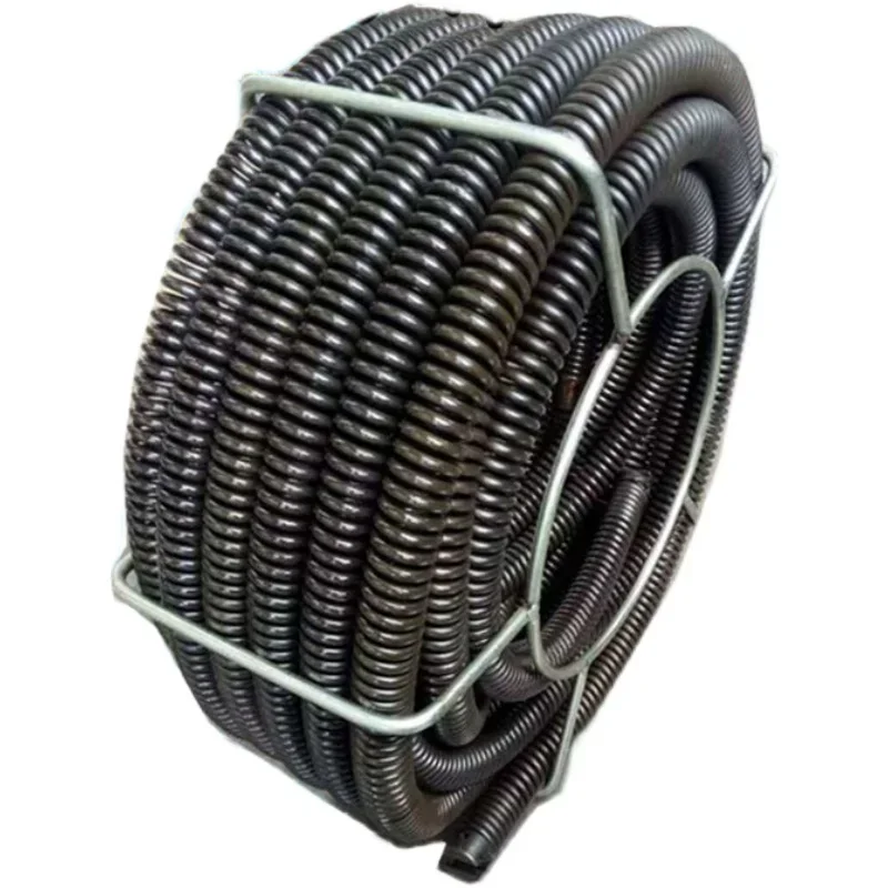 1200 type 200 type dredging machine 30mm spring accessories flexible shaft encryption dredging whip steel wire 20 meters
