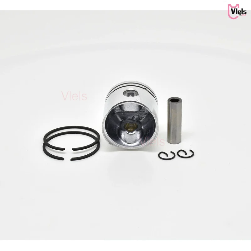 Piston Ring Kit 38mm For Oleo-Mac 937 938 Sparta 36 37 38 Emak EF3600 EF3700 EF3800, Complete Kolben Assembly With Pin & Clips 1