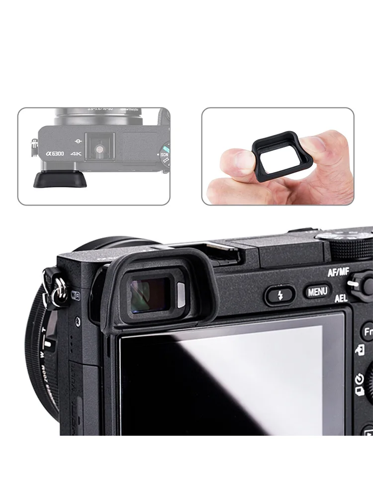 Miękka muszla oczna JJC do SONY A6300 A6100 A6000 NEX-6 NEX-7 Zastępuje FDA-EP10 Muszla oczna dslr FDA-EV1S Wizjer elektroniczny — zdjęcie 2