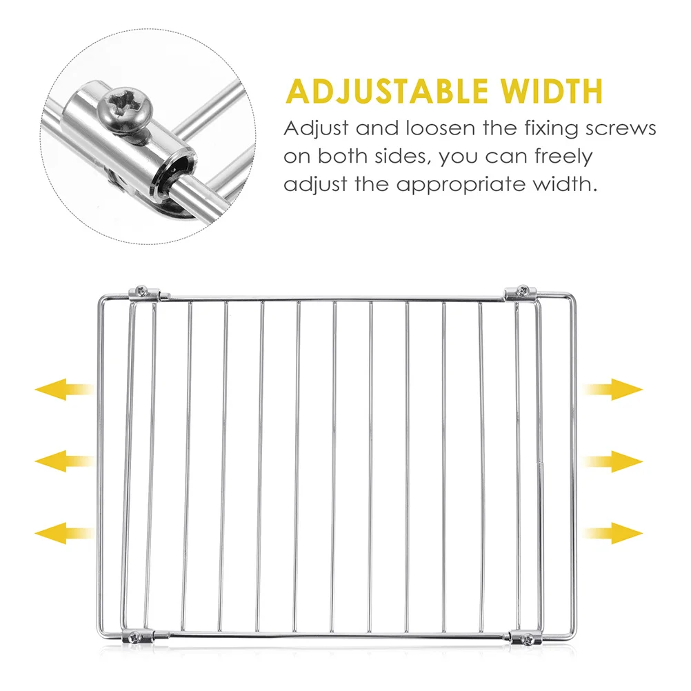 

1Pcs Stainless Steel Barbecue Grill Mesh Electric Oven Rack Bbq Grill Net Non-Stick High Temperature Resistant Barbecue Tool