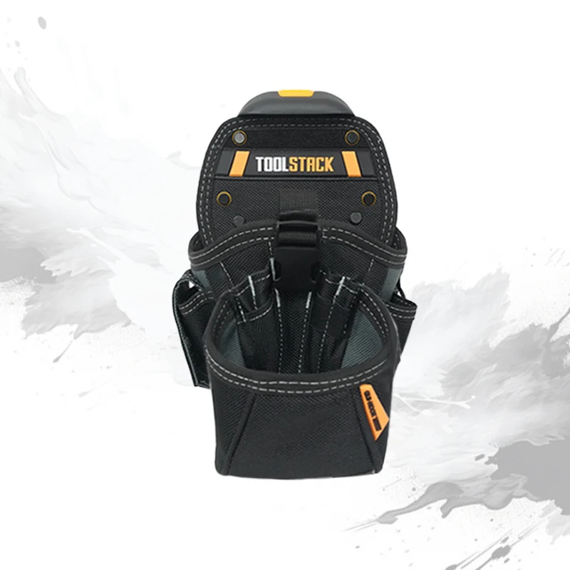 TOOLSTACK كبير الحفر الحافظة الحقيبة بت الحقيبة ل أداة حزام اليد الحفر الكهربائية حقيبة بحزام المحمولة الخصر أداة حقيبة تخزين أدوات #6
