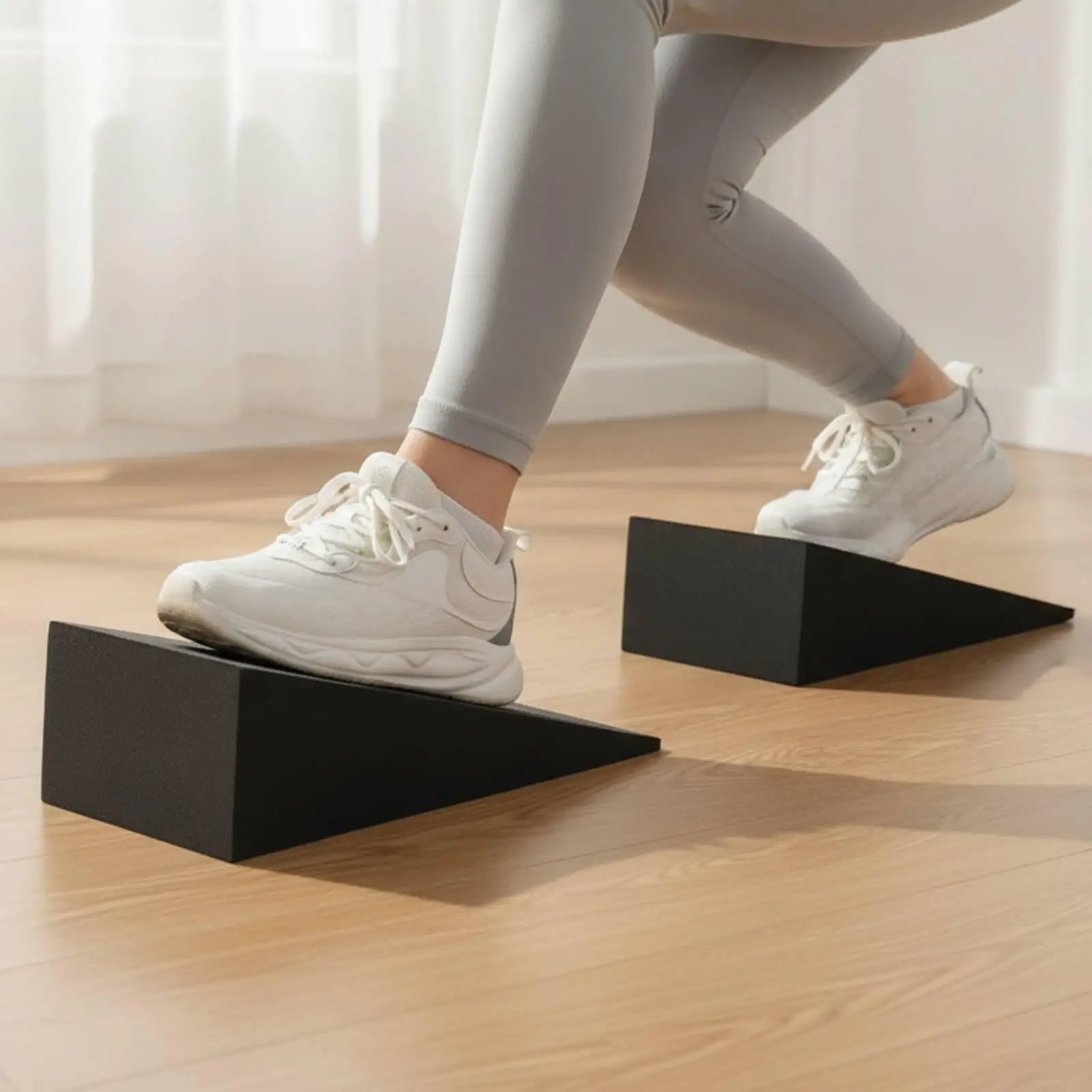 Lightweight Slant Board for Calf Stretching Squat Wedge for Lower Body Training for Physical Therapy and Fitness Routine