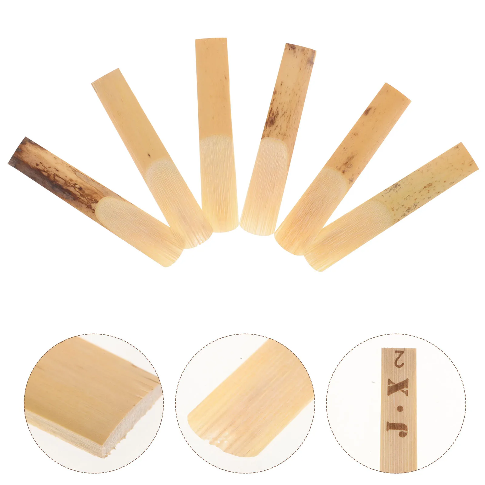 

10 pcs Clarinet Reeds B Flat Natural Material For Beginner Performance Replacement Parts Instrument Accessories Woodwind Repair