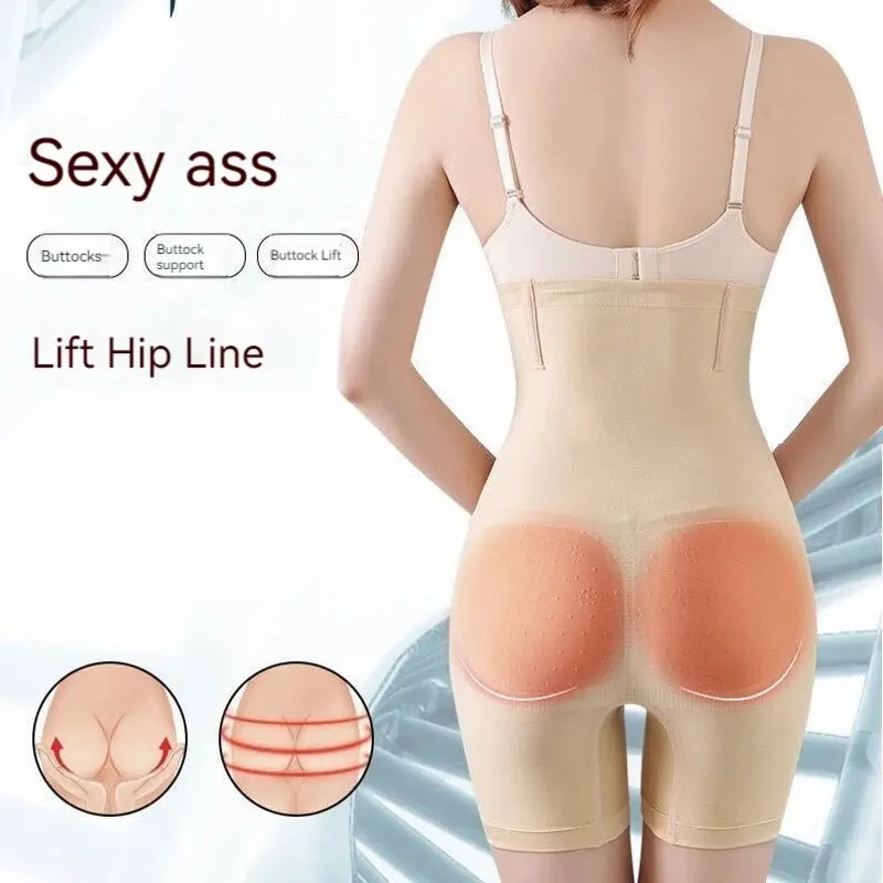 Tummy Tightening Pants High-Waisted Uterine Warming Pants Anti-Glare Safety Pants Shaping Girdle Postpartum Buttock Lifting Pant