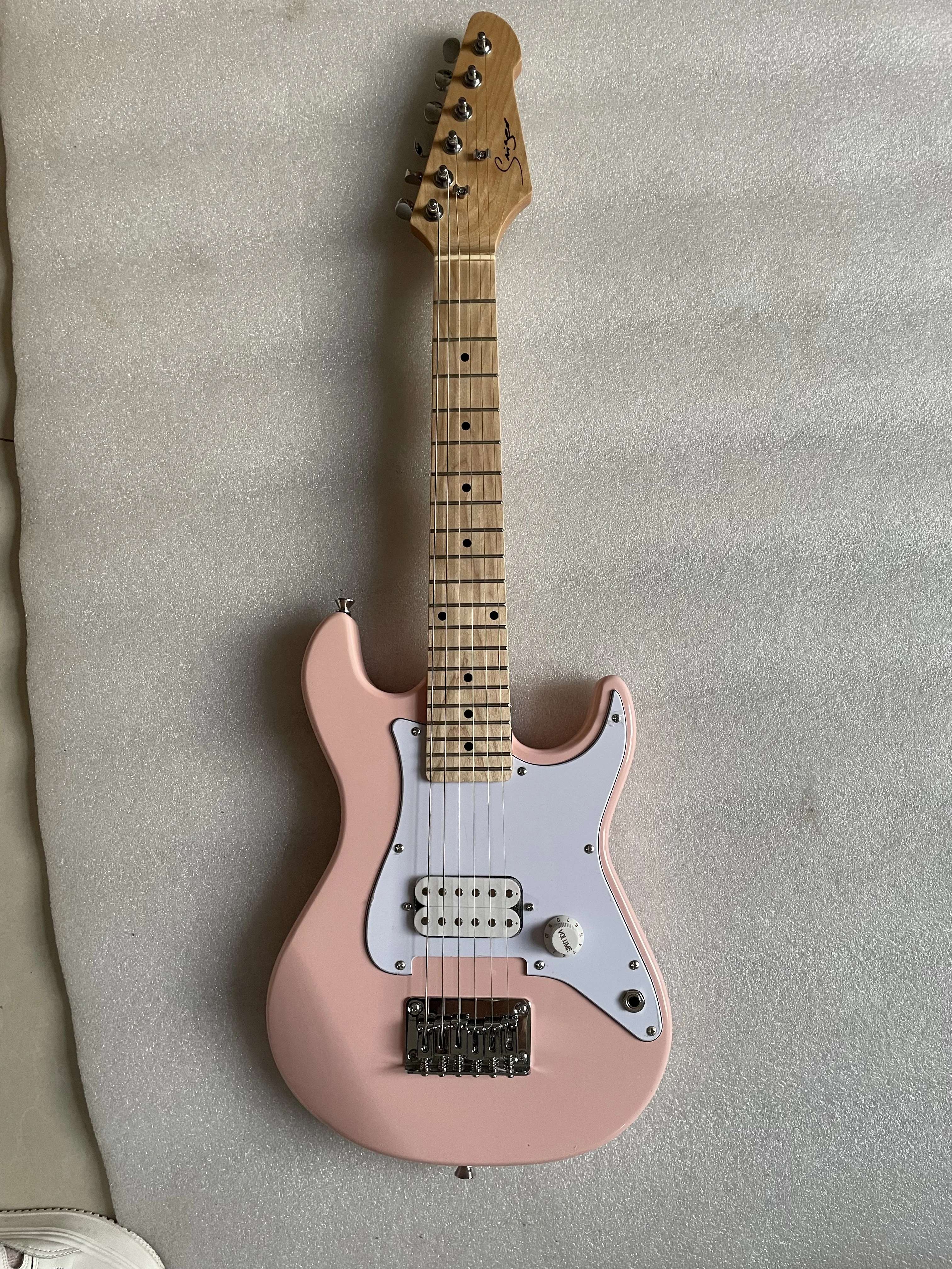 Professional Mini Electric Guitar for Children, High Quality,30 Inch, Music, Travel, Custom, 6 Strings, Humbucker Pickups