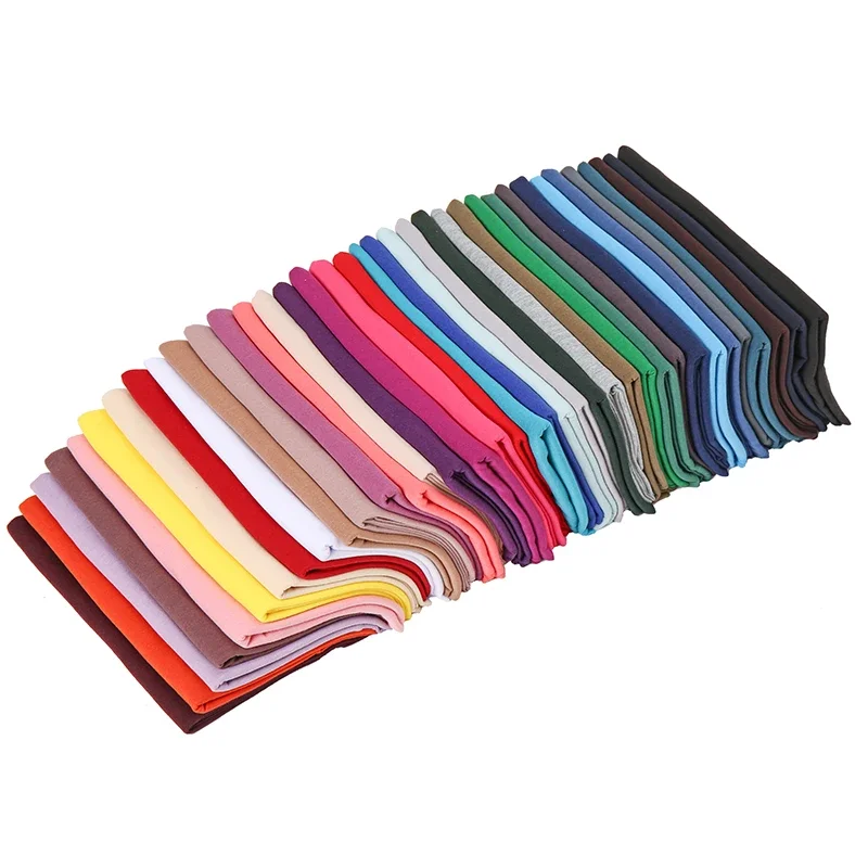 Einfarbig Premium Jersey Hijab Schal Frauen Plain Modal Baumwolle Schal Elastizität Muslimischen Hijab Turban Islam Stirnband Wraps – Detail 5