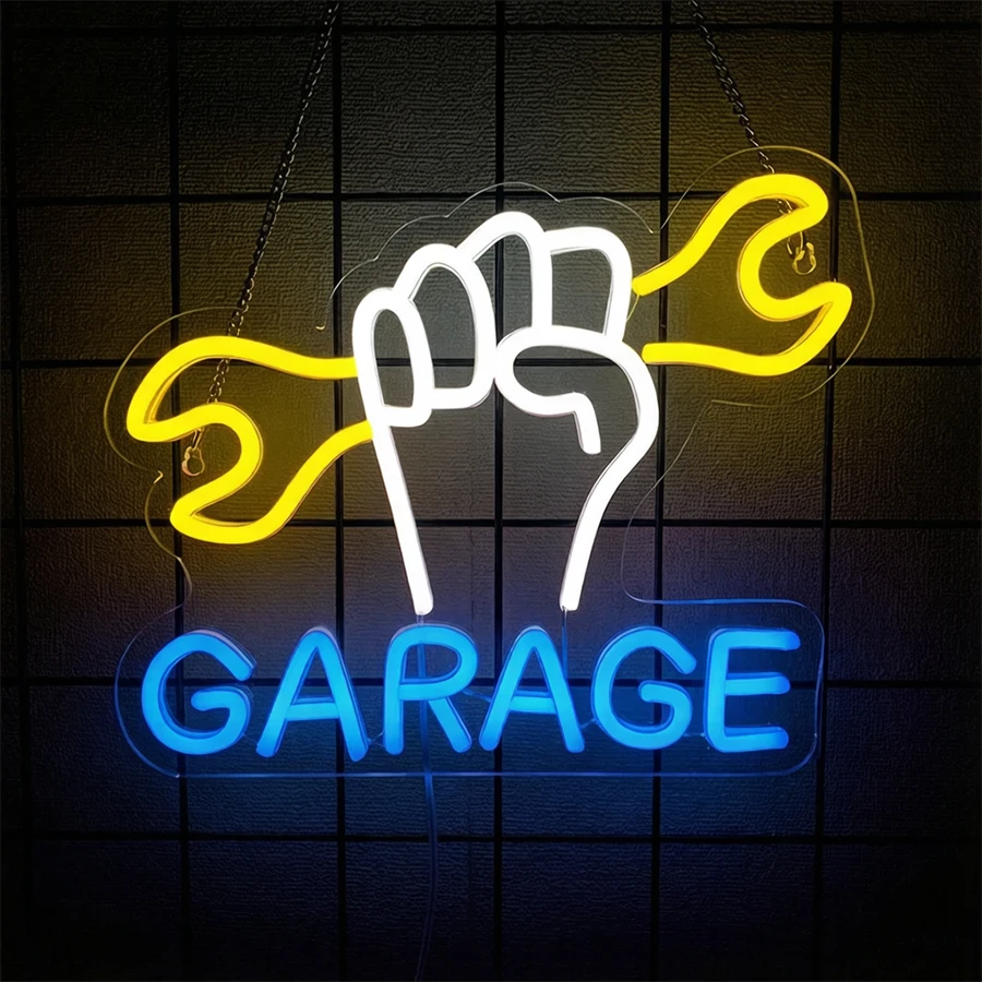Letrero de neón LED para garaj - Auto Repair Shop Signs reseña y precio