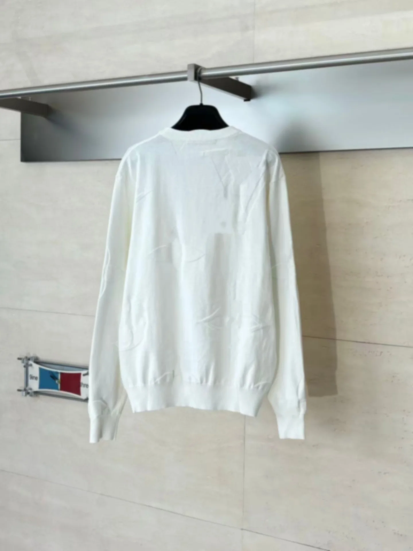 

Модный высококачественный вязаный свитшот унисекс с длинным рукавом, круглым вырезом и цветочным узором, из мягкого органического хлопка, для делового стиля