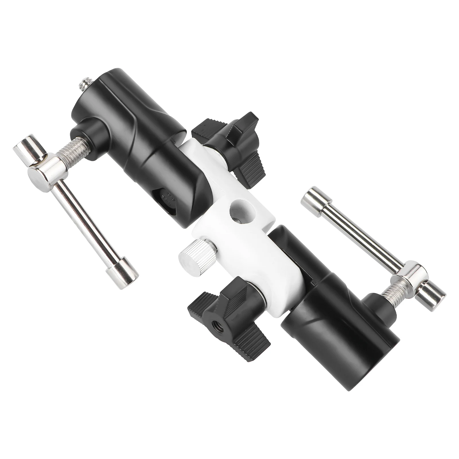 

1pc Adjustable Flashlight Holder U-Shape Aluminum Stand For Photographing Accessories 3-Section Light Pedestal Solid Alloy