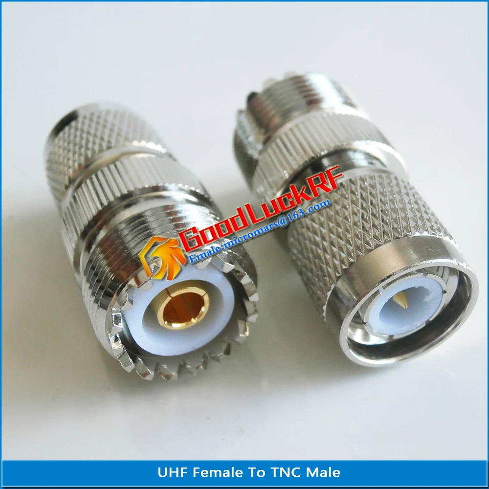 

1X Pcs PL259 SO239 UHF Female To TNC Male hollow Plug UHF to TNC Brass Straight RF Connector Coaxial Adapters