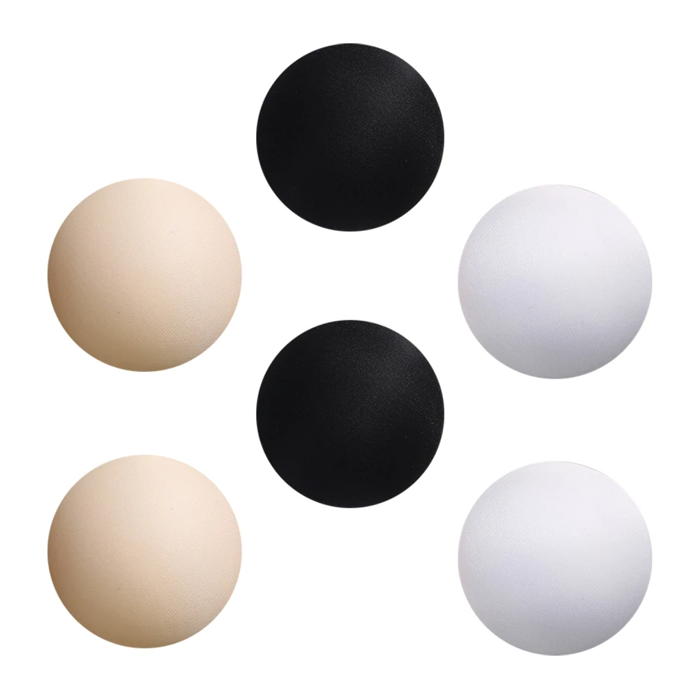 

6 Pairs Pad Inserts Sports Bra Sponge Pads Women Chest Reusable Shapewear Intimates Accessories