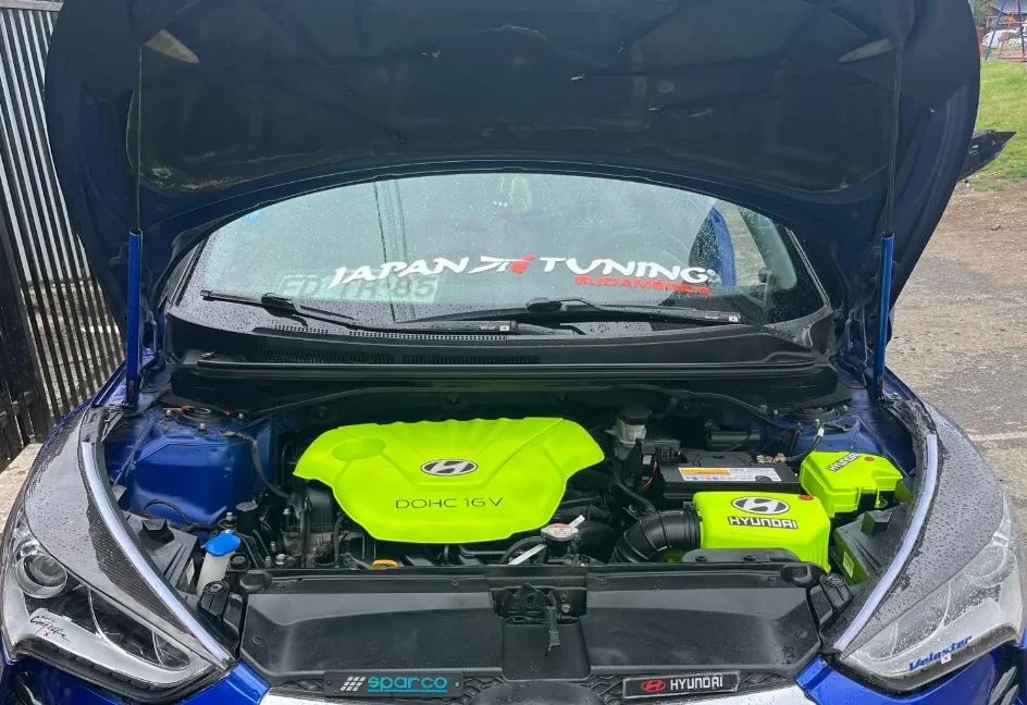 

Комплект из 2 газовых упоров капота для Hyundai Veloster Coupe (FS) I 2011-2017, передние амортизаторы капота, пружины из углеродного волокна