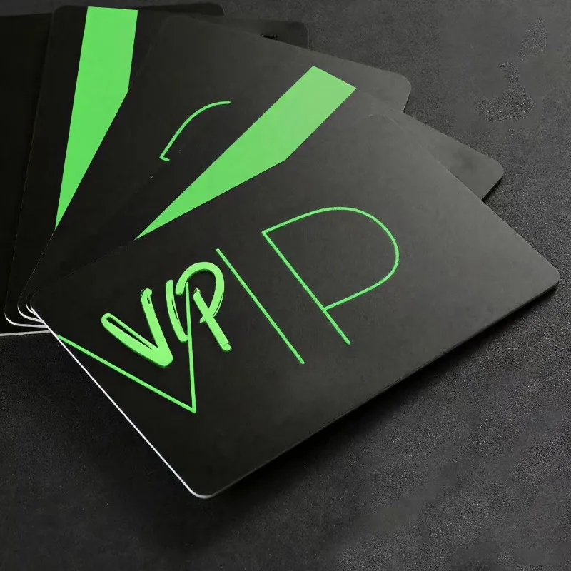 Personalisierte PVC-Visitenkarten Geschäftliche Dankeskarten Weihnachtskarten Grußpostkarten Hochzeitseinladungen