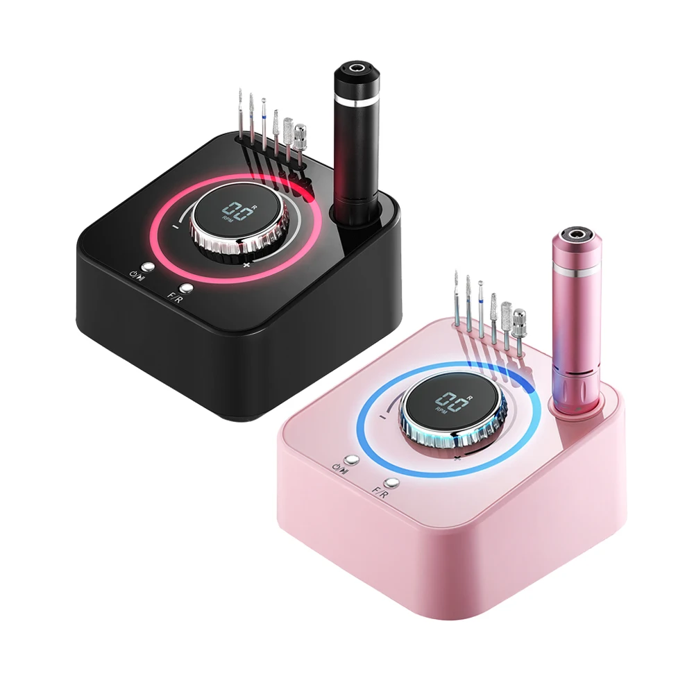 

Classical Desktop Nail Drill Machine 40W Non-Rechargeable Electric Nail Drill High Speed 40000 Manicure Pedicure Nail Drill Kits