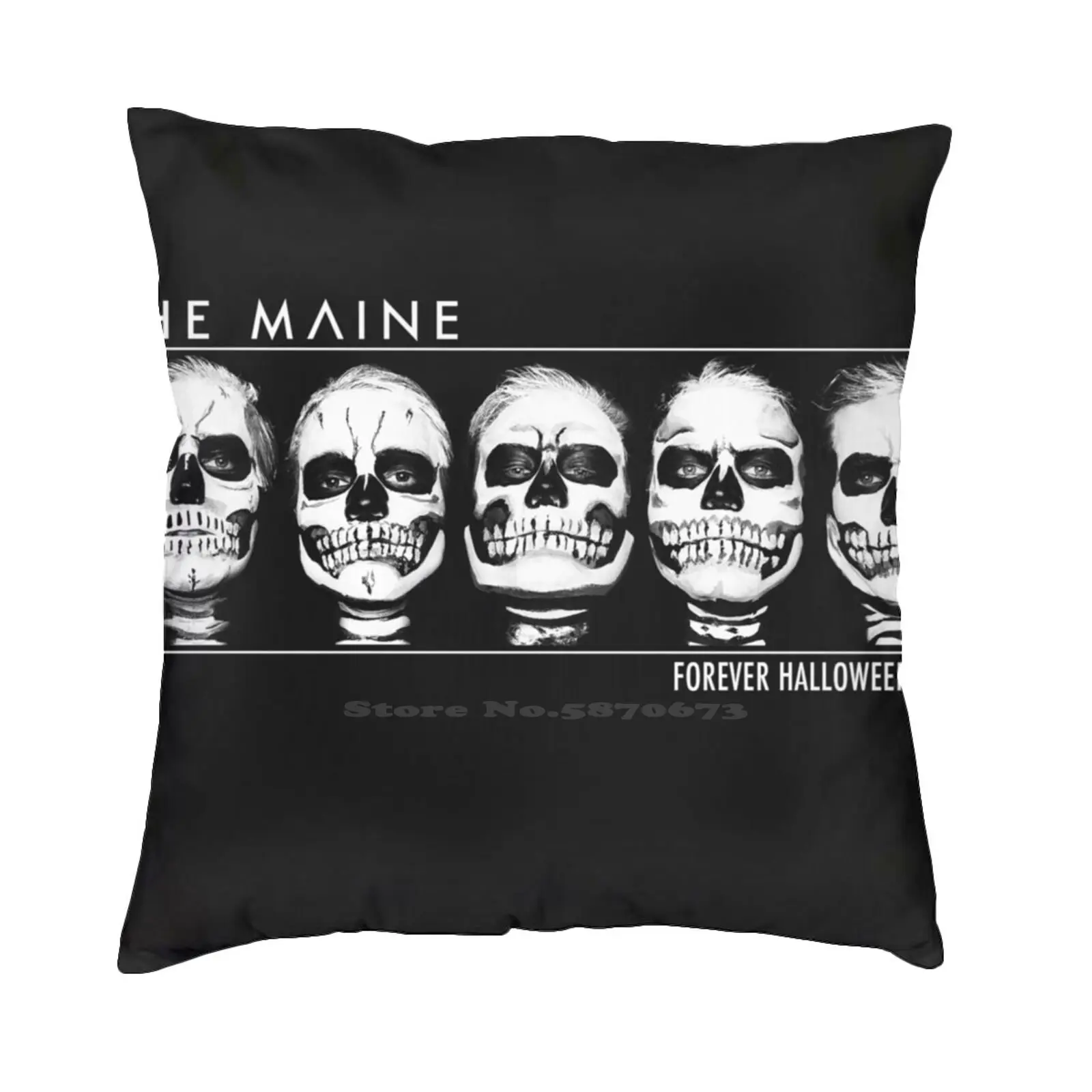 

Футболка Forever Halloween (2/2), хлопковая футболка The Maine Band Mayday Parade All Time Low Lll Lovely Little Lonely American