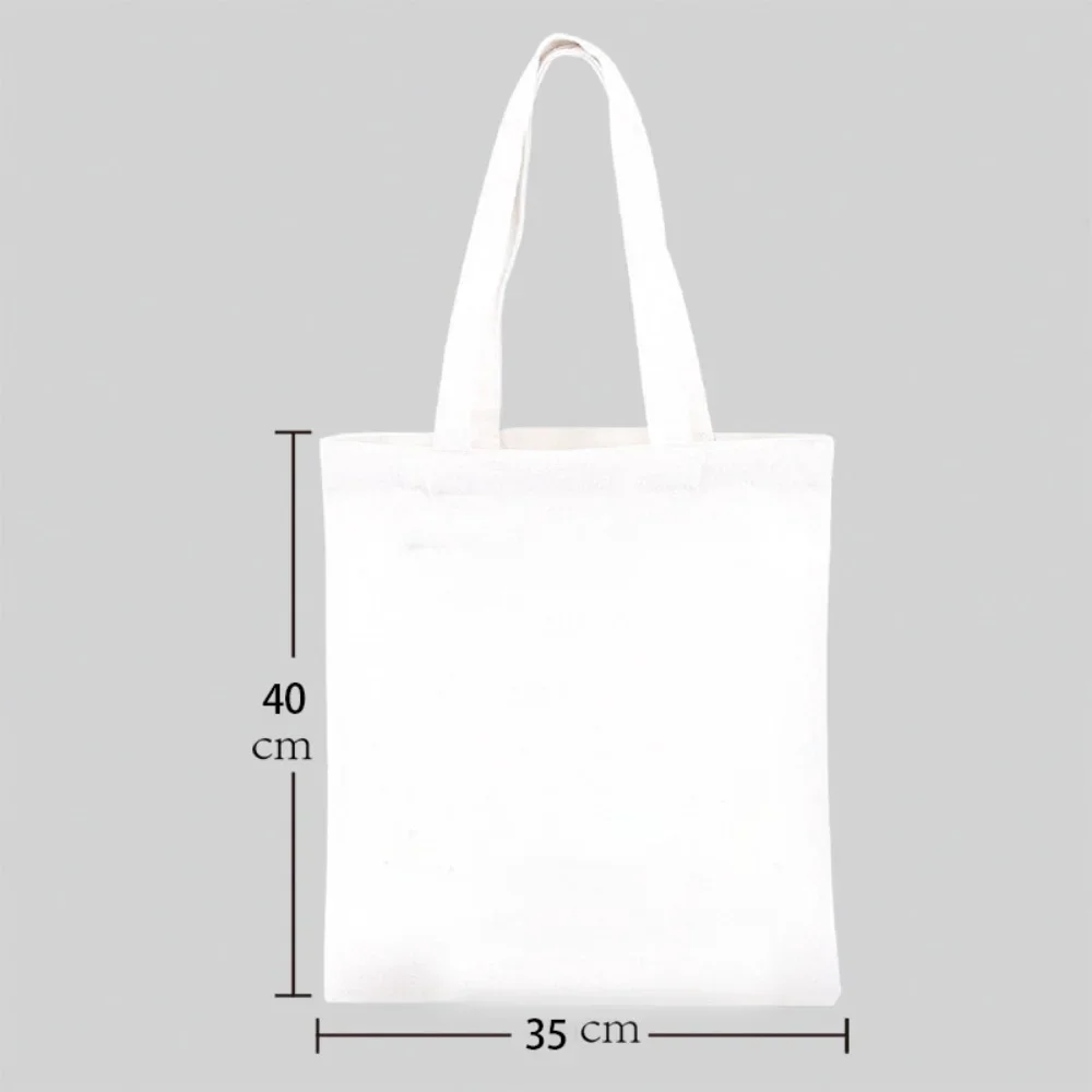 Foldable Shoulder Bag for Women Grocery Canvas Organizer Shopping Bags Outdoor Travel Storage Handbag Love Print Reusable Tote
