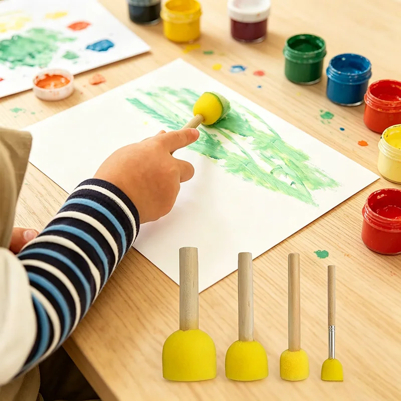 20 Stück Schwämme zum Malen, Schwämme zum Basteln, Schwämme zum Färben, Schwämme zum Malen mit Aquarellfarben