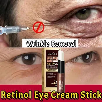 Przeciwzmarszczkowy krem pod oczy w sztyfcie Retinol pozbądź się opuchniętych cieni pod oczami nawilżający lifting drobne linie wybielanie naprawa zdrowia pielęgnacja oczu