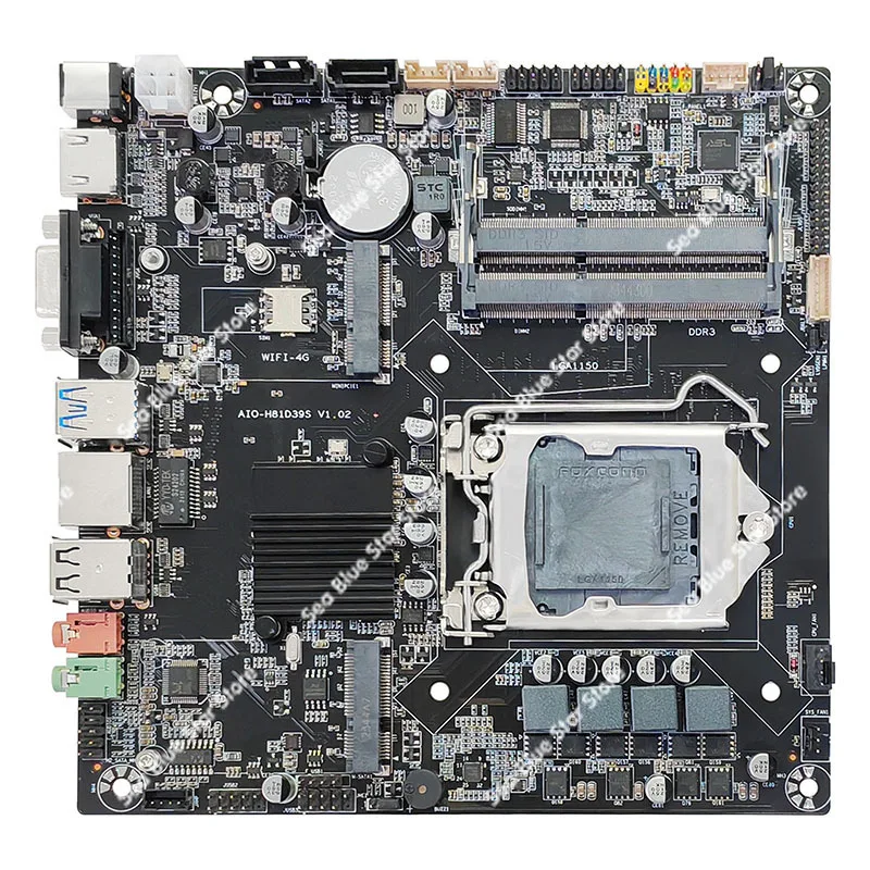 New industrial  board H81 all-in-one computer main board LGA1150 pins DDR3 memory 12-19V support MSATA 4th generation CPU