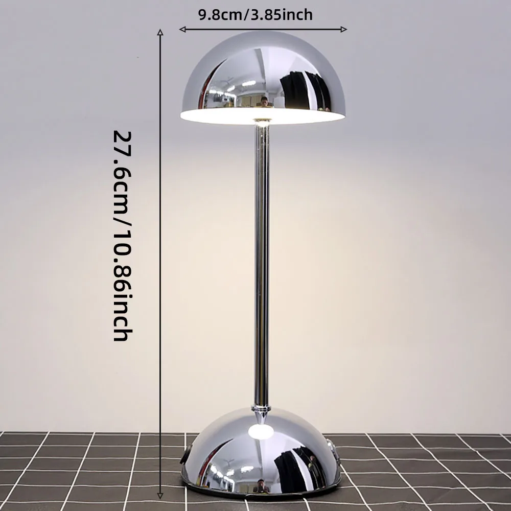 LED Charging Table Lamp Touch 3 Color Lighting Atmosphere Lamp USB Night Light Desk lamp for ReStaurant Bar Room Decoration
