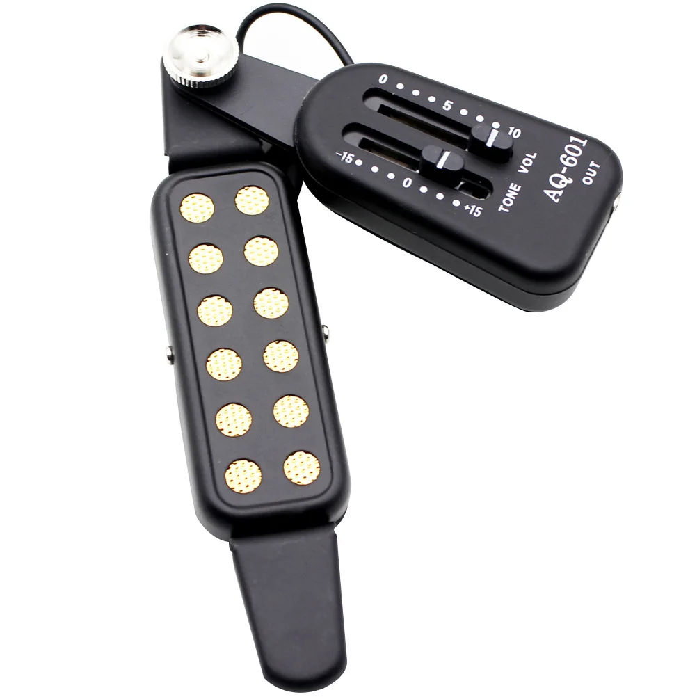 

Sound Hole Pickup for Guitar Pickups No Punching Acoustic Electric Transducer Magnetic Abs Adjustable