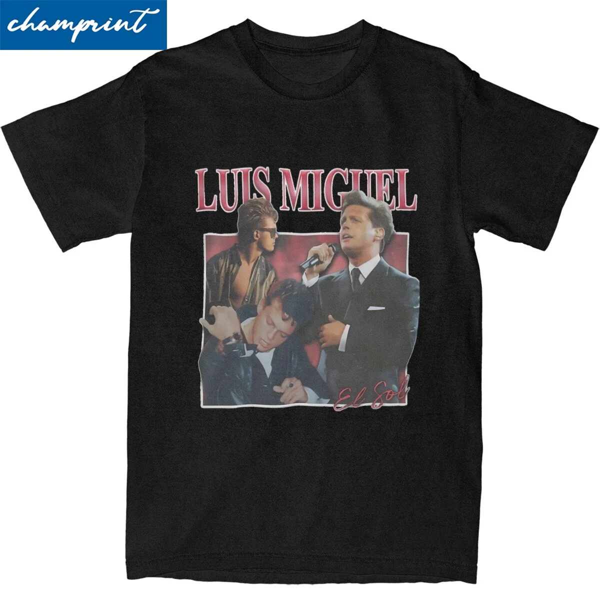 Luis Miguel Singer T Shirts Men Women Pure Cotton Fashion T-Shirts Round Neck Tees Short Sleeve Clothing Gift Idea