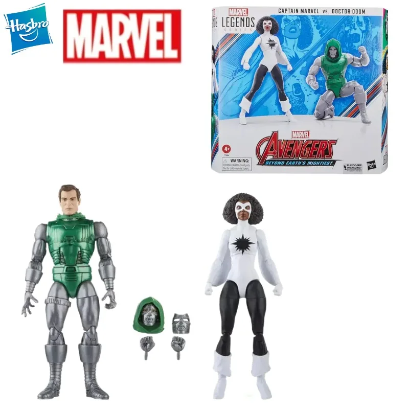 

New Original Hasbro Marvel Legends Series Captain Marvel Vs Doctor Doom 2-Pack Action Figure Moddel Toy Gift Collection