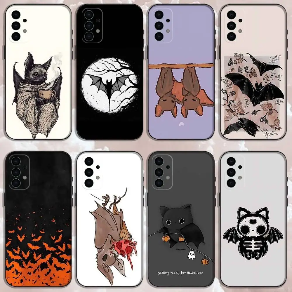 

Animal CUTE Bat Halloween Phone Case For Samsung S25,S24,S21,S22,S23,S30,Ultra,S20,Plus,Fe,Lite,Note,10,9,5G Black Cover