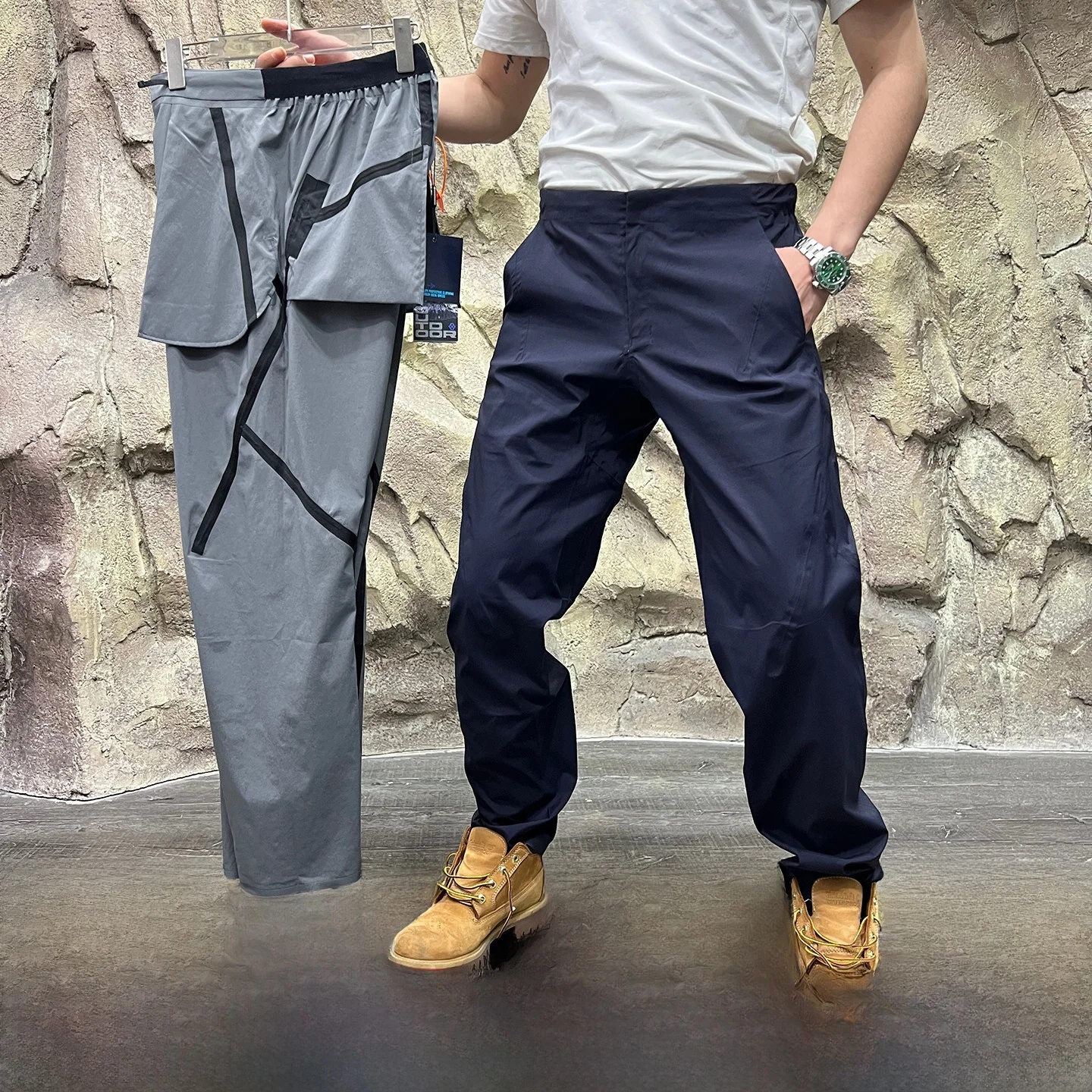 

Outdoor Men's Qui Dry Breathable Soft ell Casual Pants Full Prure Glue 4D Cutting Busin V Series Autumn Straight Le...