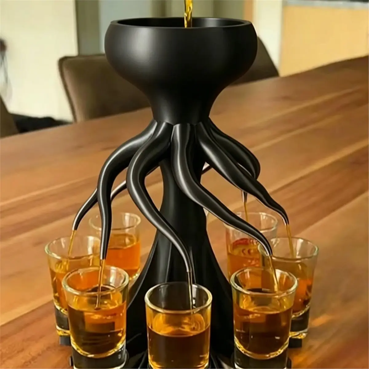【TODAY-BUY】~@ 3D Printed Octopus Shot Dispenser Reusable Squids Dispenser Multi-Purpose Octopus Shape Pourer Fun Bar Accessory