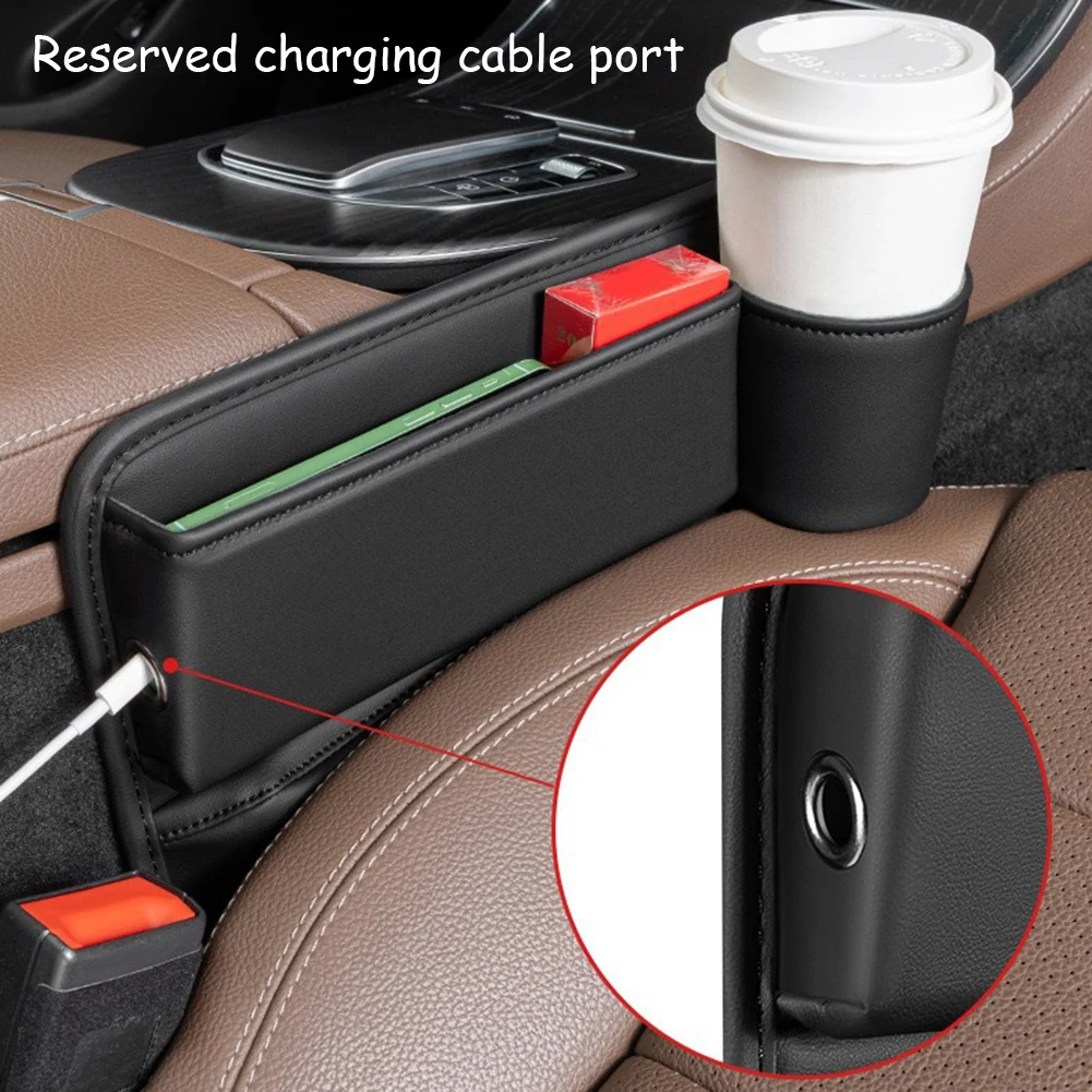 

Универсальный автомобильный органайзер для зазоров сидений с держателем для чашки практичные автомобильные инструменты для салона автомобиля автомобильный Автомобильный Органайзер