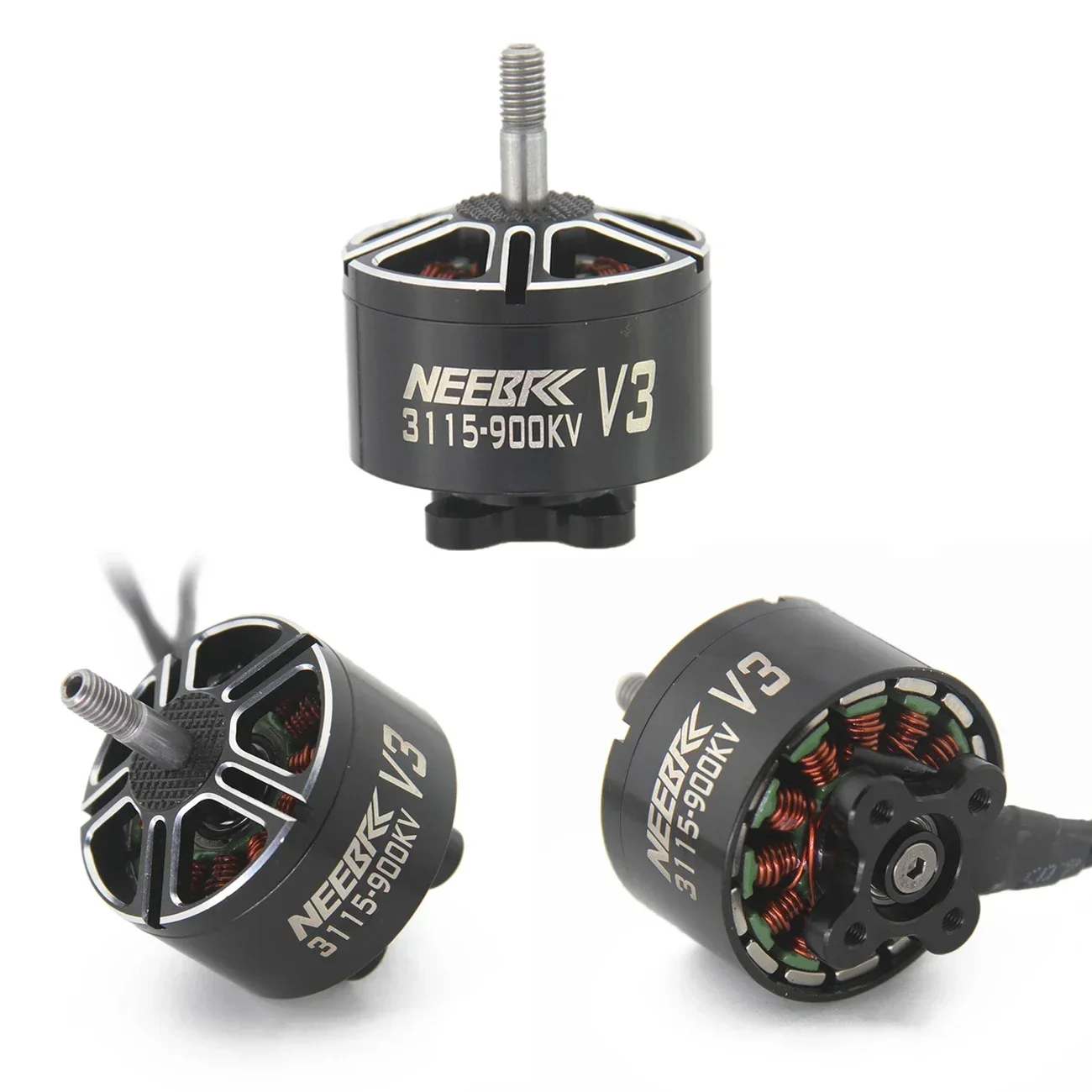 

NEEBRC 3115 900KV Outrunner Brushless V3 Motor for RC FPV Racing Drone Plane Mark4 V2 8/10 inch Long Range Freestyle Aircraft