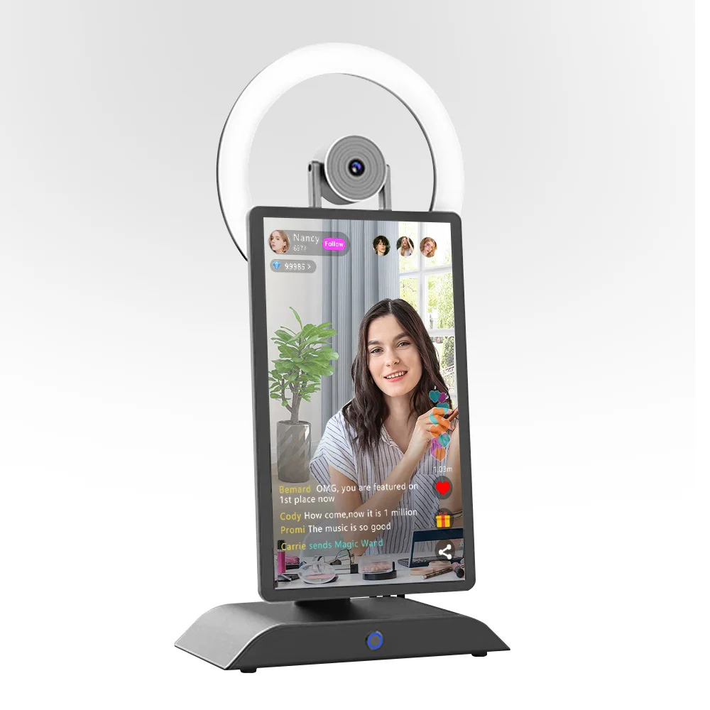 

Desktop Live Streaming Display advertising screen monitors indoor live stream LCD display Tabletop live broadcast screen