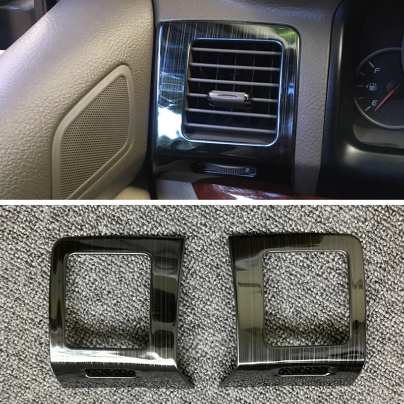 

Car Styling For Toyota Land Cruiser Prado LC120 FJ120 2003~2009 Both Side AC Air Outlet Vent Decorative Cover Trim Accessories