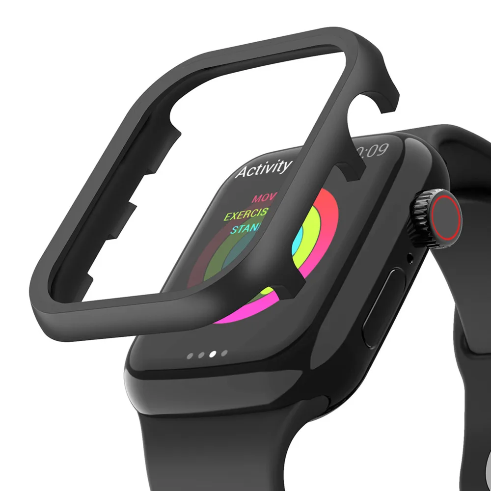 กรอบกันชนอลูมิเนียมอัลลอยด์สำหรับนาฬิกา Apple 40มม. 41 44 45มม. เคสป้องกันหน้าจอเป็นช่องสำหรับ iWatch 9 8 7 SE 6 5 4