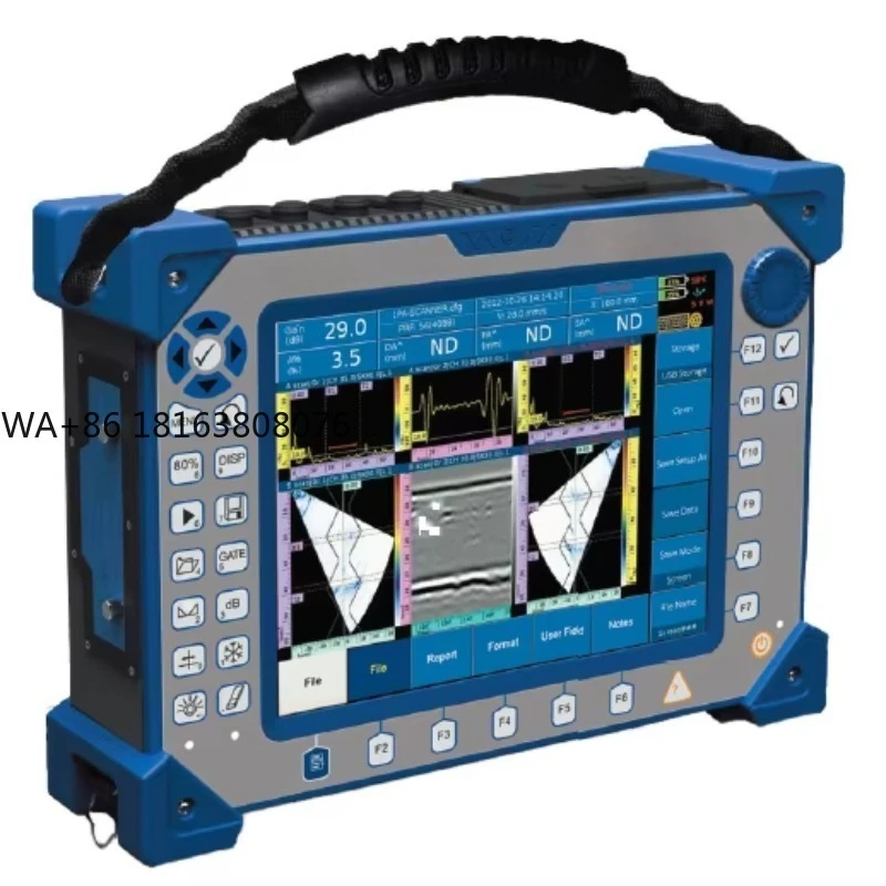 Portable Phased Array Ultrasonic Flaw Detector High Efficiency Industrial NDT Testing Instrument