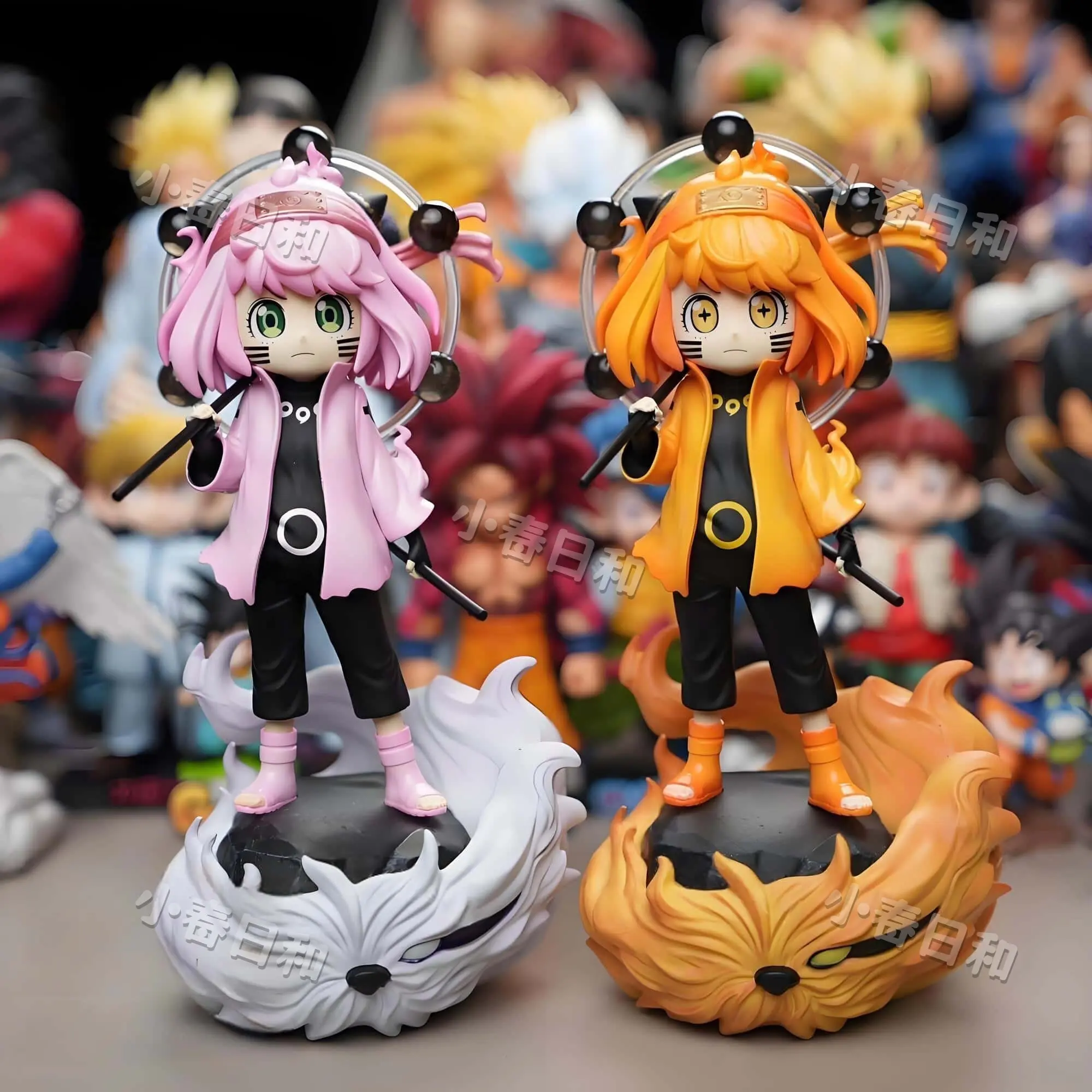 

Spy×Family Series Creative Character Anya Forger Two Styles Desktop Ornament Statue Anime Action Figure Model Toys Collect Gifts