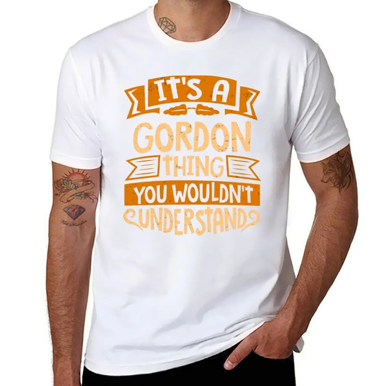 

Gordon Name It Is A Gordon Thing You Wouldnt Understand T-Shirt t shirt for man essential t shirt T-Shirt