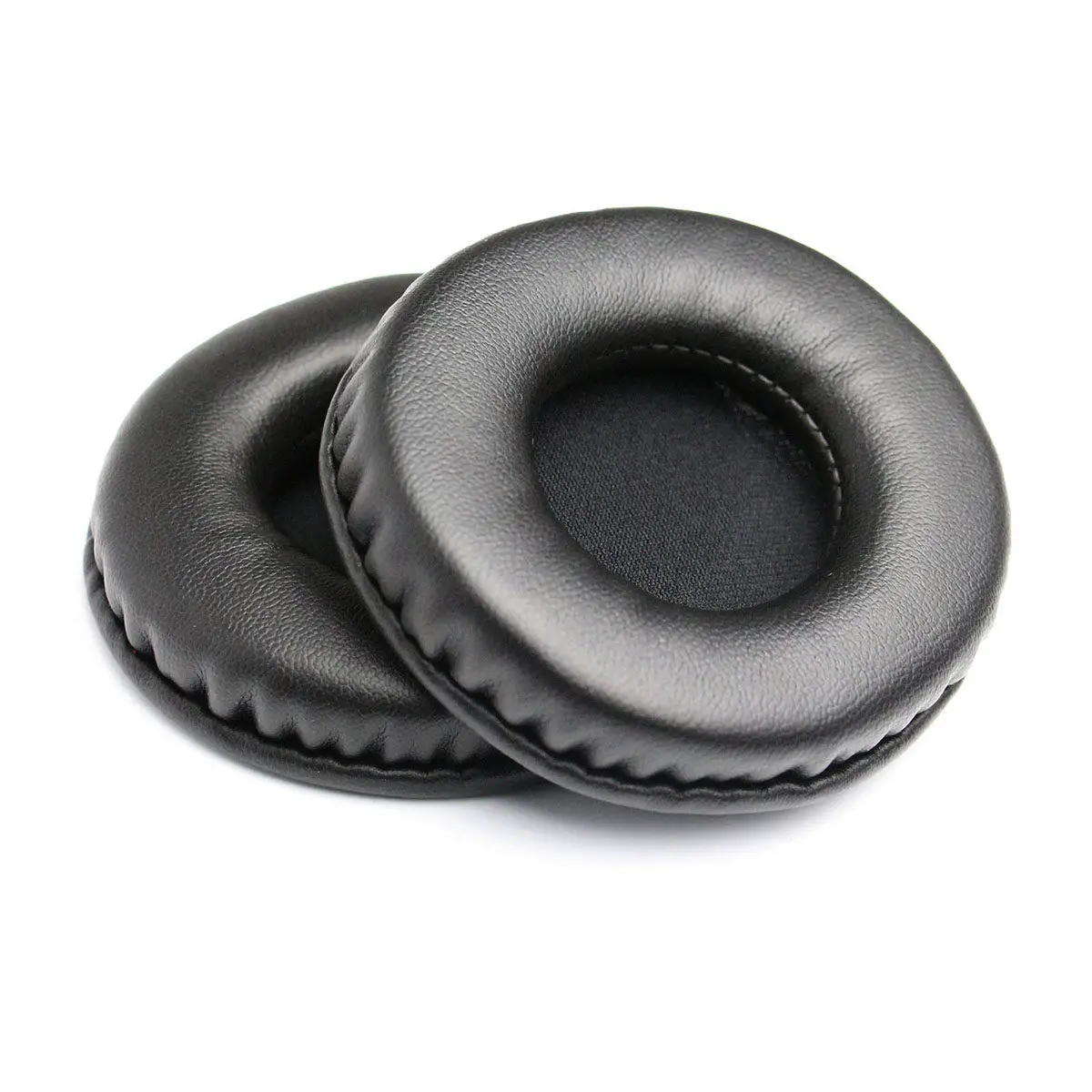 2Pcs 80Mm Ergonomic -Sponge Headset Earpads Replacement Pads for Maximum Ear Comfort Noise Blocking Stereo Clarity and