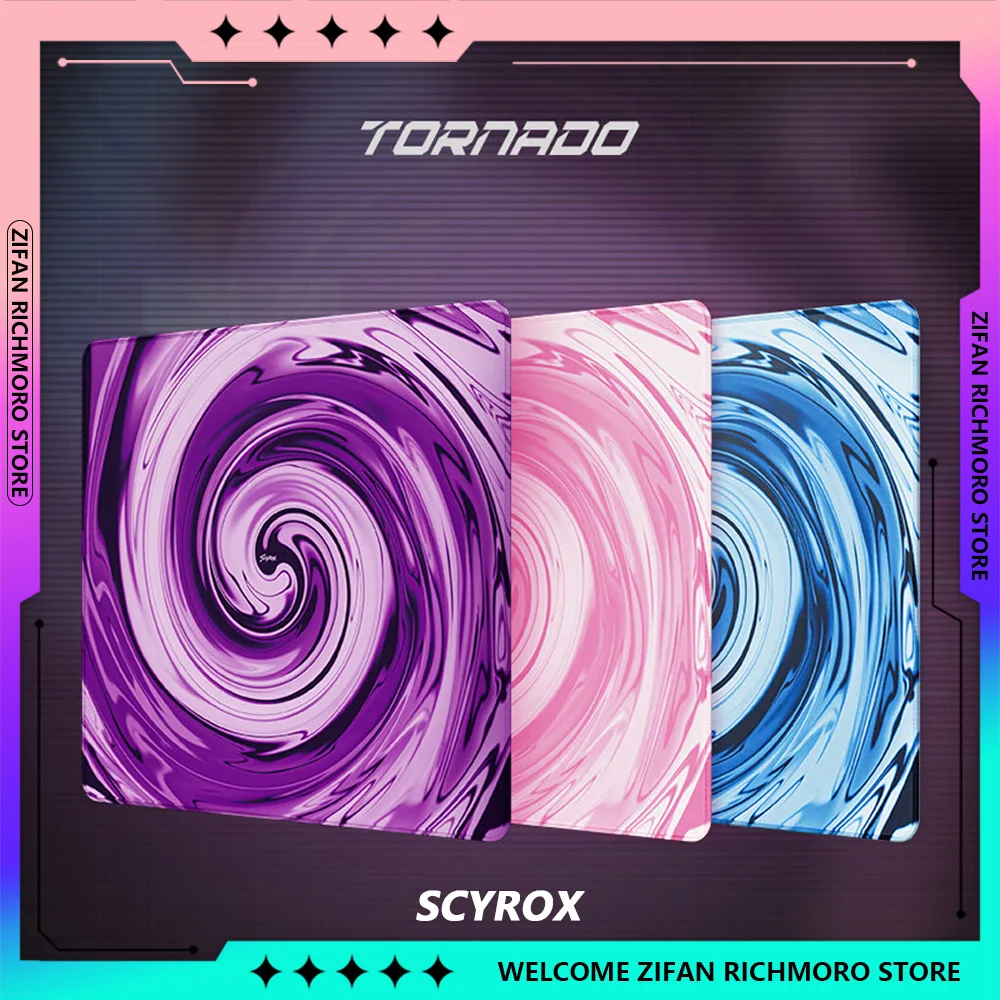 Scyrox Tornado Mousepad Neutral Equilibrium Foam Moisture-Resistant Fabric SOFT Zywoo Mouse Pad CS FPS Gamer Customize gifts