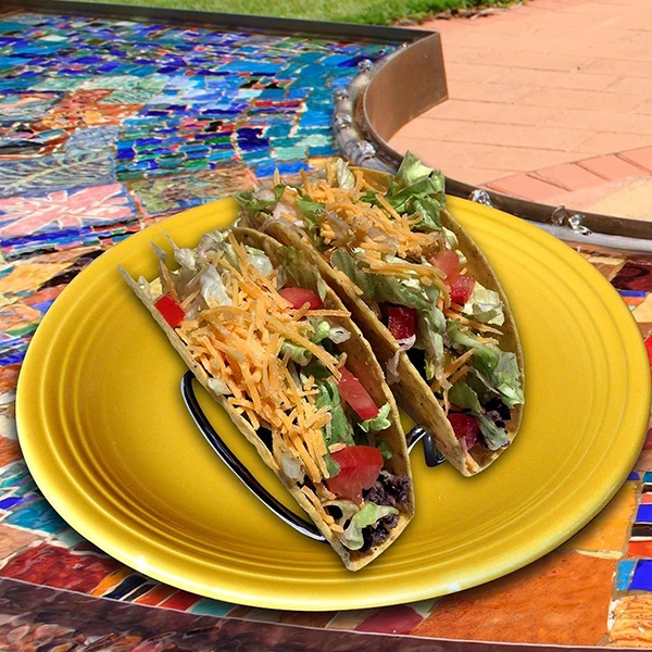 

Corn Crepe Stand Stylish Taco Shell Holders Trays Restaurant Style Mexican Food Rack