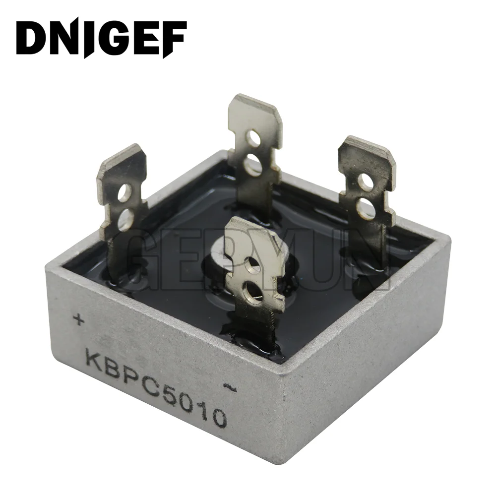 1pcs free shipping KBPC5010 1000V 50A Diode bridge rectifier