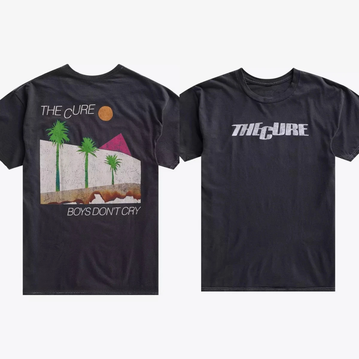 The Cure Boys Don't Cry Band T-Shirt Cotton Graphic Tee Men Women Summer Streetwear