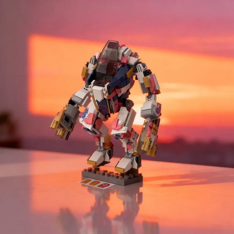 

466 шт. MOC Sora s Борок Мех Ниндзя Модель Строительные блоки игрушки Строительство DIY Рождественские подарки творческая идея Образовательный кирпич