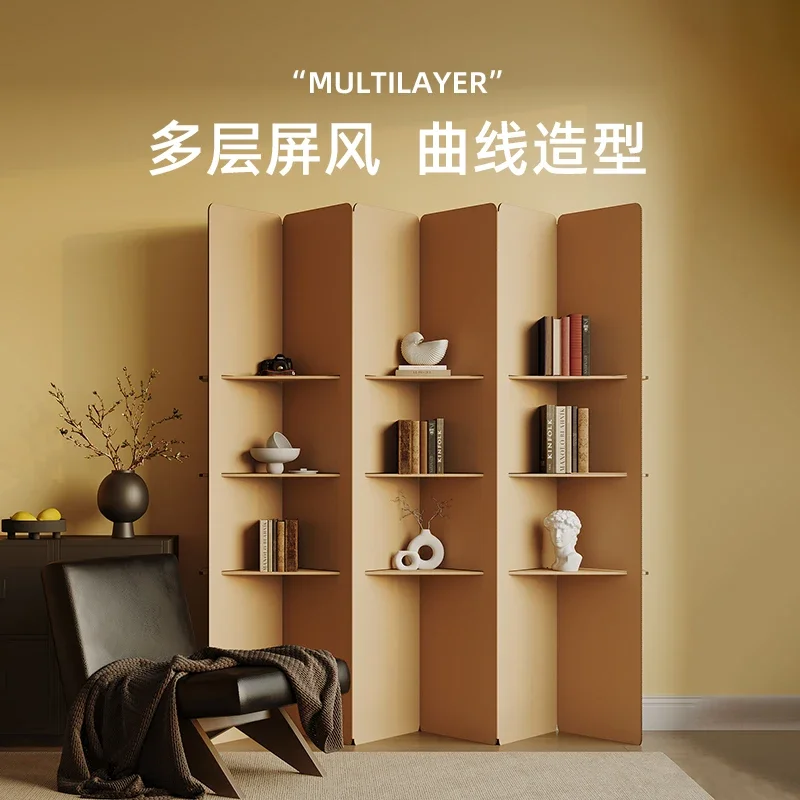 Multi-layer screen storage partition living room store product display wall entrance entrance baffle office simple