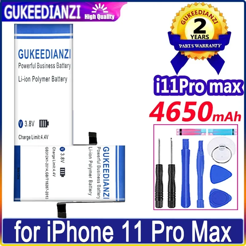 11 Pro max mobiele telefoon batterij voor Apple iPhone 11 Pro Max 11 pro max 4650 mAh hoge capaciteit